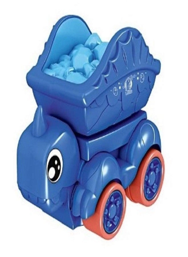 TEMSON Friction Powered Toddler Car Toy (Blue)
